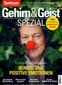 Titelbild der Ausgabe 1/2019 von Gehirn & Geist Spezial. Diese Zeitschrift und viele weitere Reisemagazine, Freizeitmagazine und Wissensmagazine als Abo oder epaper bei United Kiosk online kaufen.