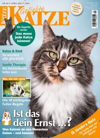 Titelbild der Ausgabe 4/2025 von Geliebte Katze. Diese Zeitschrift und viele weitere Elternzeitschriften und Tierzeitschriften als Abo oder epaper bei United Kiosk online kaufen.