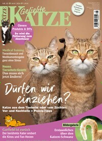 Titelbild der Ausgabe 5/2024 von Geliebte Katze. Diese Zeitschrift und viele weitere Elternzeitschriften und Tierzeitschriften als Abo oder epaper bei United Kiosk online kaufen.