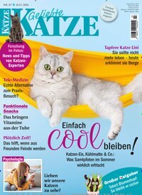 Titelbild der Ausgabe 7/2026 von Geliebte Katze. Diese Zeitschrift und viele weitere Elternzeitschriften und Tierzeitschriften als Abo oder epaper bei United Kiosk online kaufen.