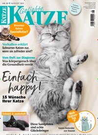 Titelbild der Ausgabe 8/2025 von Geliebte Katze. Diese Zeitschrift und viele weitere Elternzeitschriften und Tierzeitschriften als Abo oder epaper bei United Kiosk online kaufen.