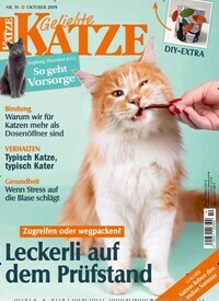 Titelbild der Ausgabe 10/2019 von Geliebte Katze. Diese Zeitschrift und viele weitere Elternzeitschriften und Tierzeitschriften als Abo oder epaper bei United Kiosk online kaufen.