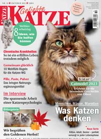 Titelbild der Ausgabe 10/2023 von Geliebte Katze. Diese Zeitschrift und viele weitere Elternzeitschriften und Tierzeitschriften als Abo oder epaper bei United Kiosk online kaufen.