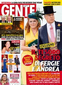 Titelbild der Ausgabe 10/2026 von Gente. Diese Zeitschrift und viele weitere Lifestylemagazine und Peoplemagazine als Abo oder epaper bei United Kiosk online kaufen.