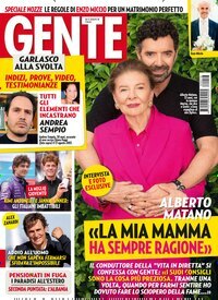 Titelbild der Ausgabe 18/2026 von Gente. Diese Zeitschrift und viele weitere Lifestylemagazine und Peoplemagazine als Abo oder epaper bei United Kiosk online kaufen.