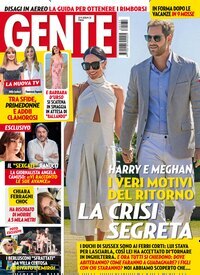 Titelbild der Ausgabe 35/2026 von Gente. Diese Zeitschrift und viele weitere Lifestylemagazine und Peoplemagazine als Abo oder epaper bei United Kiosk online kaufen.