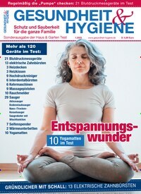 Titelbild der Ausgabe 1/2023 von Gesundheit & Hygiene. Diese Zeitschrift und viele weitere Elternzeitschriften und Tierzeitschriften als Abo oder epaper bei United Kiosk online kaufen.