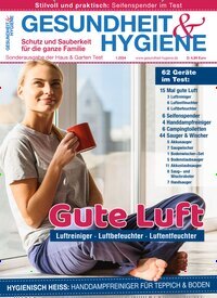 Titelbild der Ausgabe 1/2024 von Gesundheit & Hygiene. Diese Zeitschrift und viele weitere Elternzeitschriften und Tierzeitschriften als Abo oder epaper bei United Kiosk online kaufen.