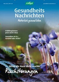 Titelbild der Ausgabe 3/2022 von Gesundheits-Nachrichten. Diese Zeitschrift und viele weitere Elternzeitschriften und Tierzeitschriften als Abo oder epaper bei United Kiosk online kaufen.