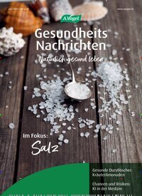 Titelbild der Ausgabe 6/2025 von Gesundheits-Nachrichten. Diese Zeitschrift und viele weitere Elternzeitschriften und Tierzeitschriften als Abo oder epaper bei United Kiosk online kaufen.