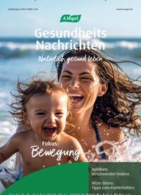 Titelbild der Ausgabe 8/2025 von Gesundheits-Nachrichten. Diese Zeitschrift und viele weitere Elternzeitschriften und Tierzeitschriften als Abo oder epaper bei United Kiosk online kaufen.