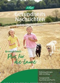 Titelbild der Ausgabe 8/2026 von Gesundheits-Nachrichten. Diese Zeitschrift und viele weitere Elternzeitschriften und Tierzeitschriften als Abo oder epaper bei United Kiosk online kaufen.
