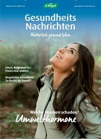 Titelbild der Ausgabe 10/2019 von Gesundheits-Nachrichten. Diese Zeitschrift und viele weitere Elternzeitschriften und Tierzeitschriften als Abo oder epaper bei United Kiosk online kaufen.