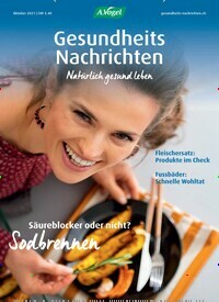 Titelbild der Ausgabe 10/2021 von Gesundheits-Nachrichten. Diese Zeitschrift und viele weitere Elternzeitschriften und Tierzeitschriften als Abo oder epaper bei United Kiosk online kaufen.