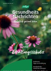 Titelbild der Ausgabe 11/2025 von Gesundheits-Nachrichten. Diese Zeitschrift und viele weitere Elternzeitschriften und Tierzeitschriften als Abo oder epaper bei United Kiosk online kaufen.