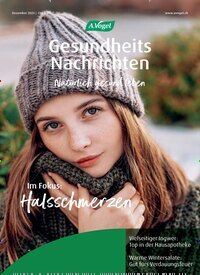 Titelbild der Ausgabe 12/2025 von Gesundheits-Nachrichten. Diese Zeitschrift und viele weitere Elternzeitschriften und Tierzeitschriften als Abo oder epaper bei United Kiosk online kaufen.