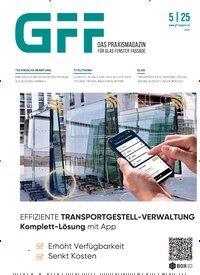 Titelbild der Ausgabe 5/2025 von GFF Das Praxismagazin. Diese Zeitschrift und viele weitere Architekturzeitschriften und Bauzeitschriften als Abo oder epaper bei United Kiosk online kaufen.