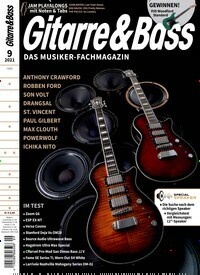 Titelbild der Ausgabe 9/2021 von Gitarre & Bass. Diese Zeitschrift und viele weitere Reisemagazine, Freizeitmagazine und Wissensmagazine als Abo oder epaper bei United Kiosk online kaufen.