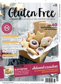 Titelbild der Ausgabe 6/2018 von Gluten Free. Diese Zeitschrift und viele weitere Kochzeitschriften und Backzeitschriften als Abo oder epaper bei United Kiosk online kaufen.
