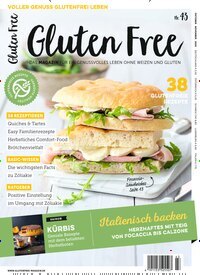 Titelbild der Ausgabe 43/2025 von Gluten Free. Diese Zeitschrift und viele weitere Kochzeitschriften und Backzeitschriften als Abo oder epaper bei United Kiosk online kaufen.