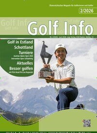 Titelbild der Ausgabe 2/2026 von Golf Info. Diese Zeitschrift und viele weitere Sportmagazine als Abo oder epaper bei United Kiosk online kaufen.