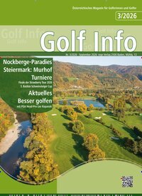 Titelbild der Ausgabe 3/2026 von Golf Info. Diese Zeitschrift und viele weitere Sportmagazine als Abo oder epaper bei United Kiosk online kaufen.