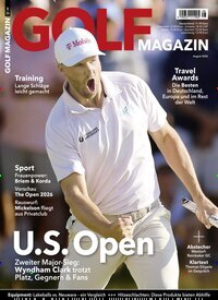Titelbild der Ausgabe 8/2026 von Golf Magazin. Diese Zeitschrift und viele weitere Sportmagazine als Abo oder epaper bei United Kiosk online kaufen.