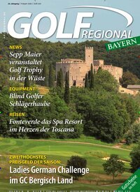 Titelbild der Ausgabe 1/2026 von GOLF Regional. Diese Zeitschrift und viele weitere Sportmagazine als Abo oder epaper bei United Kiosk online kaufen.