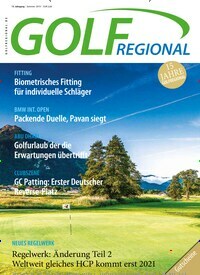 Titelbild der Ausgabe 2/2019 von GOLF Regional. Diese Zeitschrift und viele weitere Sportmagazine als Abo oder epaper bei United Kiosk online kaufen.