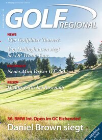 Titelbild der Ausgabe 2/2025 von GOLF Regional. Diese Zeitschrift und viele weitere Sportmagazine als Abo oder epaper bei United Kiosk online kaufen.