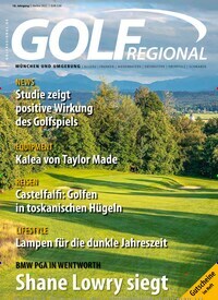 Titelbild der Ausgabe 3/2022 von GOLF Regional. Diese Zeitschrift und viele weitere Sportmagazine als Abo oder epaper bei United Kiosk online kaufen.