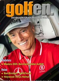 Titelbild der Ausgabe 2/2025 von golfen.. Diese Zeitschrift und viele weitere Sportmagazine als Abo oder epaper bei United Kiosk online kaufen.