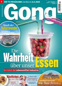 Titelbild der Ausgabe 5/2022 von Gong. Diese Zeitschrift und viele weitere Programmzeitschriften als Abo oder epaper bei United Kiosk online kaufen.