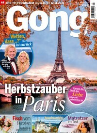 Titelbild der Ausgabe 44/2021 von Gong. Diese Zeitschrift und viele weitere Programmzeitschriften als Abo oder epaper bei United Kiosk online kaufen.