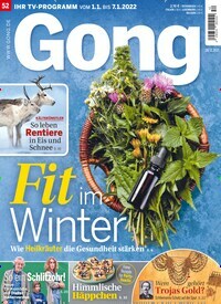 Titelbild der Ausgabe 52/2021 von Gong. Diese Zeitschrift und viele weitere Programmzeitschriften als Abo oder epaper bei United Kiosk online kaufen.