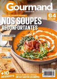 Titelbild der Ausgabe 1/2026 von Gourmand. Diese Zeitschrift und viele weitere Kochzeitschriften und Backzeitschriften als Abo oder epaper bei United Kiosk online kaufen.