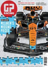 Titelbild der Ausgabe 10/2023 von GP Racing. Diese Zeitschrift und viele weitere Automagazine und Motorradzeitschriften als Abo oder epaper bei United Kiosk online kaufen.