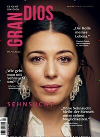 Titelbild der Ausgabe 4/2023 von GRANDIOS Magazin. Diese Zeitschrift und viele weitere Wirtschaftsmagazine und Politikmagazine als Abo oder epaper bei United Kiosk online kaufen.