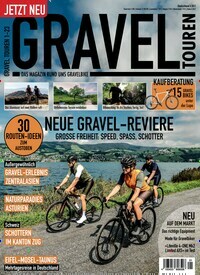 Titelbild der Ausgabe 1/2023 von Gravel Touren Magazin. Diese Zeitschrift und viele weitere Sportmagazine als Abo oder epaper bei United Kiosk online kaufen.