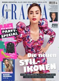 Titelbild der Ausgabe 1/2022 von Grazia. Diese Zeitschrift und viele weitere Lifestylemagazine und Peoplemagazine als Abo oder epaper bei United Kiosk online kaufen.
