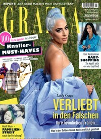Titelbild der Ausgabe 3/2019 von Grazia. Diese Zeitschrift und viele weitere Lifestylemagazine und Peoplemagazine als Abo oder epaper bei United Kiosk online kaufen.