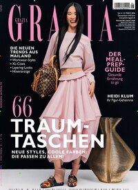 Titelbild der Ausgabe 6/2026 von Grazia. Diese Zeitschrift und viele weitere Lifestylemagazine und Peoplemagazine als Abo oder epaper bei United Kiosk online kaufen.