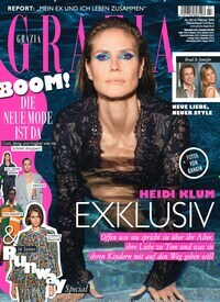 Titelbild der Ausgabe 7/2020 von Grazia. Diese Zeitschrift und viele weitere Lifestylemagazine und Peoplemagazine als Abo oder epaper bei United Kiosk online kaufen.