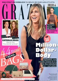 Titelbild der Ausgabe 10/2020 von Grazia. Diese Zeitschrift und viele weitere Lifestylemagazine und Peoplemagazine als Abo oder epaper bei United Kiosk online kaufen.