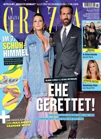 Titelbild der Ausgabe 11/2022 von Grazia. Diese Zeitschrift und viele weitere Lifestylemagazine und Peoplemagazine als Abo oder epaper bei United Kiosk online kaufen.