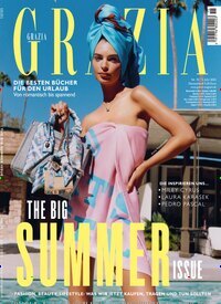 Titelbild der Ausgabe 15/2025 von Grazia. Diese Zeitschrift und viele weitere Lifestylemagazine und Peoplemagazine als Abo oder epaper bei United Kiosk online kaufen.