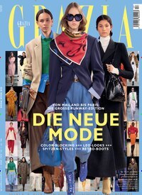 Titelbild der Ausgabe 17/2025 von Grazia. Diese Zeitschrift und viele weitere Lifestylemagazine und Peoplemagazine als Abo oder epaper bei United Kiosk online kaufen.