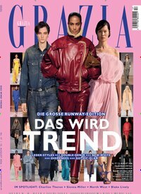 Titelbild der Ausgabe 17/2026 von Grazia. Diese Zeitschrift und viele weitere Lifestylemagazine und Peoplemagazine als Abo oder epaper bei United Kiosk online kaufen.