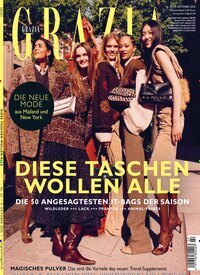 Titelbild der Ausgabe 22/2025 von Grazia. Diese Zeitschrift und viele weitere Lifestylemagazine und Peoplemagazine als Abo oder epaper bei United Kiosk online kaufen.