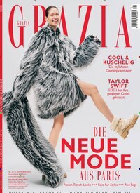 Titelbild der Ausgabe 24/2025 von Grazia. Diese Zeitschrift und viele weitere Lifestylemagazine und Peoplemagazine als Abo oder epaper bei United Kiosk online kaufen.